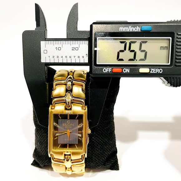 Elgin Accessories Elgin Swiss Fls5040 5 Jewels Quartz Gold Tone